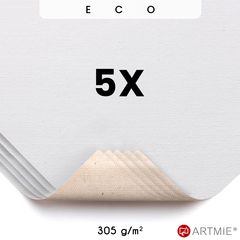Shembuj të kanavacës së pikturës ECO ARTMIE - 5 copë | 14 x 14 cm