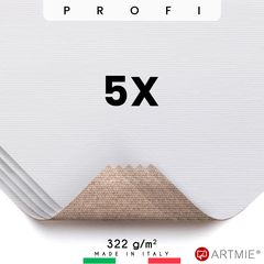 Mostrat e kanavacës së pikturës ARTMIE Profi - 5 copë | 14x14 cm