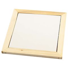 Pllakë porcelani në një kornizë druri | 18,5 x 18,5