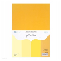 Letër me ngjyra DP Craft 20 copë | Yellow tones