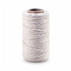 Fije pambuku makrame e bardhë 2mm DP Craft | 100 g