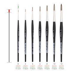Penela të rumbullakët Synthetics 3373 da Vinci | No. 8