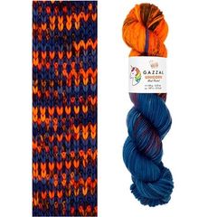 Fije për thurje Gazzal Unicorn 100 g | Portokalltë-blu