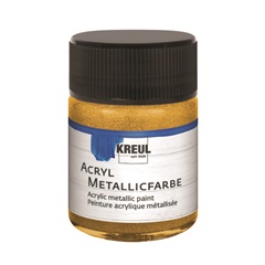 Bojë akrilike KREUL METALLIC 50 ml | Gold