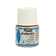 Bojë tekstili Pebeo Setacolor Glitter 45 ml | Emerald