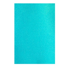 Gomë për dekorim EVA- Me xixa - vetëngjitëse - 20x30 cm | Turquoise-blue