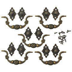 Dorezë metalike ngjyrë bronzi 90x39 mm 5 copë | Set 07