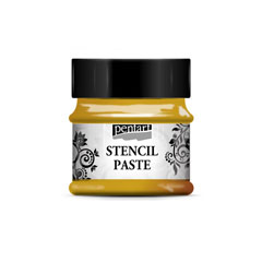 Pastë me efekt metalik për shabllone Stencil Paste Pentart 50ml | Gold