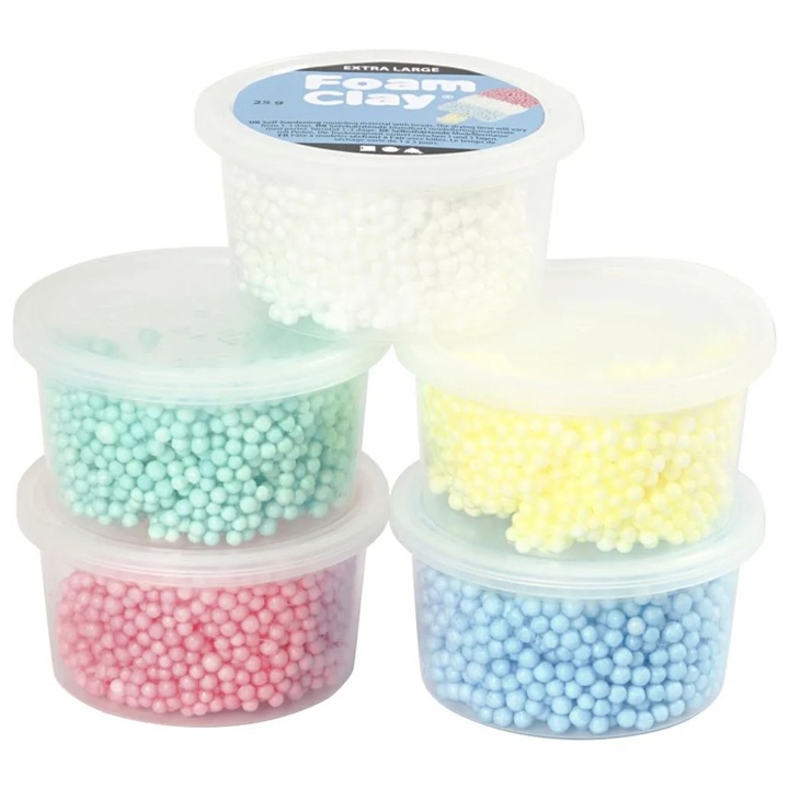 Argjil me shkumë XL Creative Modeling Clay - 5x25 g