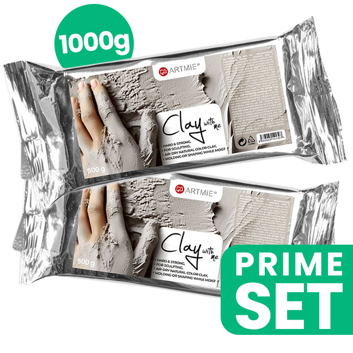 ARTMIE Clay with me Set Modeling Clay 2x500g