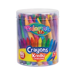 Colorino ngjyra dylli të rrumbullakëta 64 copë