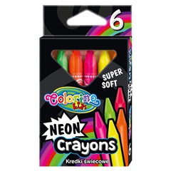 Dylli me ngjyra neoni Colorino 6 copë
