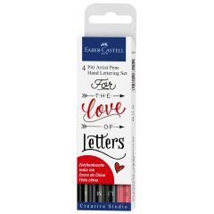Faber-Castell Pitt Artist Set - Set me shkronja dore