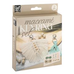 Kompleti artizanal me zinxhir çelësash Macramé