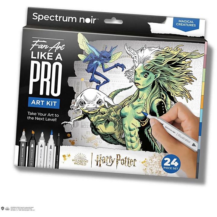 Kompleti i artit ilustrues HARRY POTTER: MAGICAL CREATURES