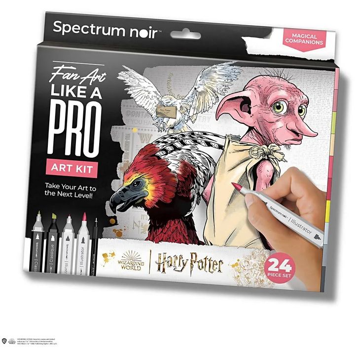 Kompleti i ilustrimit të artit HARRY POTTER: MAGICAL COMPANIONS