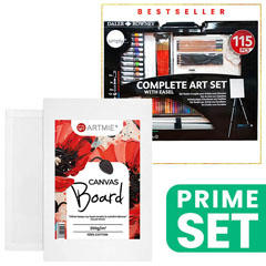Kompleti i madh i artit START me Canvas ARTMIE në karton