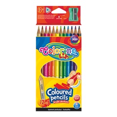 Lapsa me ngjyra trekëndore Colorino me mprehës 12 copë