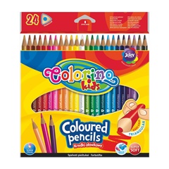 Lapsa ngjyrues trekëndësh Colorino për fëmijë - 24 copë