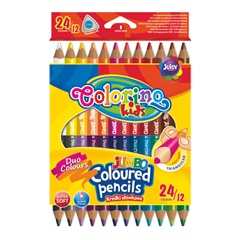 Ngjyra me ngjyra JUMBO Colorino me dy anë 12 copë