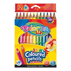 Ngjyra trekëndore JUMBO Colorino 12 copë