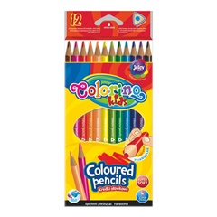 Ngjyra trekëndore për fëmijë Colorino 12 copë