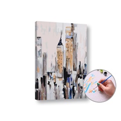 Paint by Numbers Kit - Qyteti Abstrakt