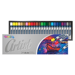 Pastel me vaj të rrumbullakët Colorino Artist 24 copë