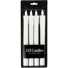 Qirinj LED të lartë 24,5 cm - set me 4