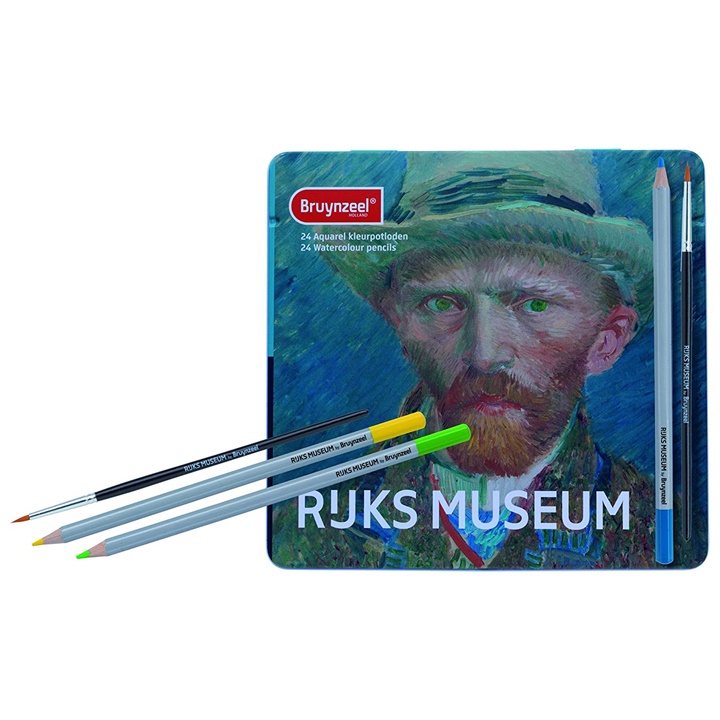 Set lapsash me bojëra uji 24 copë - Rijskmuseum Edition