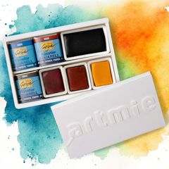 Set me akuarel ARTMIE Solo Goya, 7 copë - Tone Toke