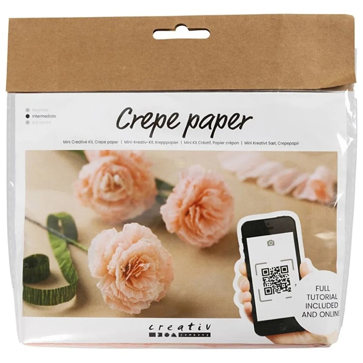 Set Mini Kreativ | Karafila prej letre krep