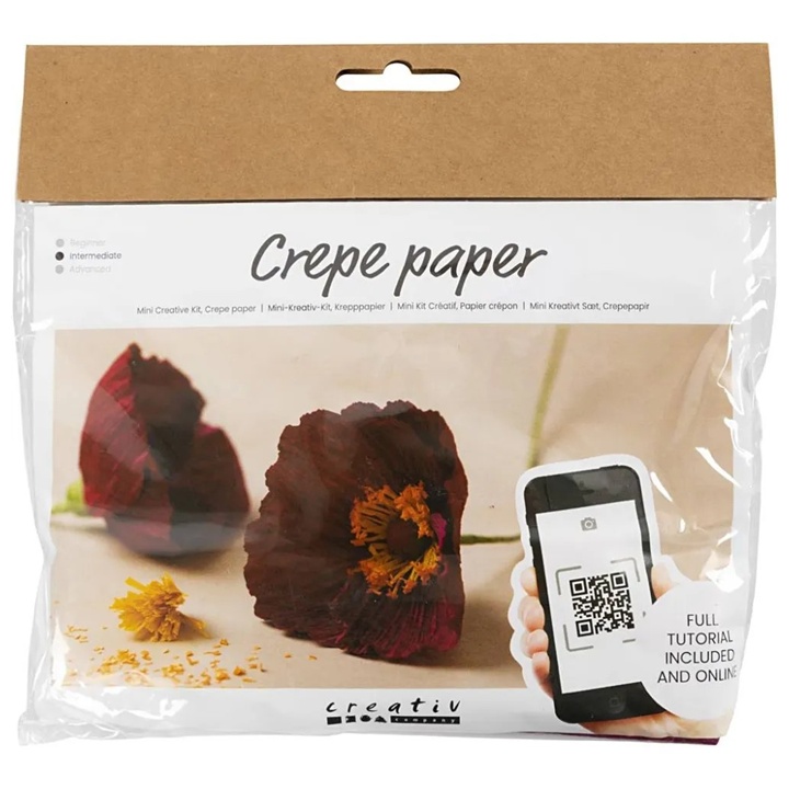 Set Mini Kreativ | Lulëkuqe nga letra krep