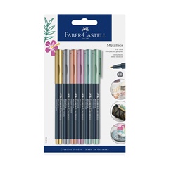 Set shënues metalik Faber-Castell