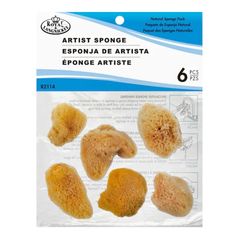 Sfungjer Natyral Deti Small Royal dhe Langnikel 6 copë