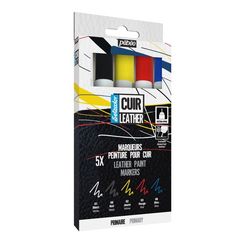 Shenja lëkure PEBEO SETACOLOR - set primar prej 5