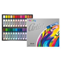 Square Dry Pastels Colorino Artist 24 copë